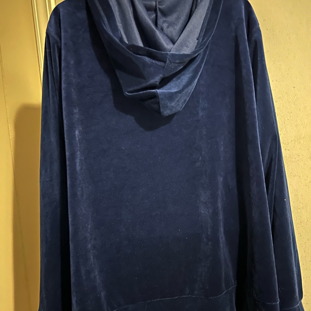 Danskin Now Dark Blue Activewear Jacket 2X - Picture 4 of 8